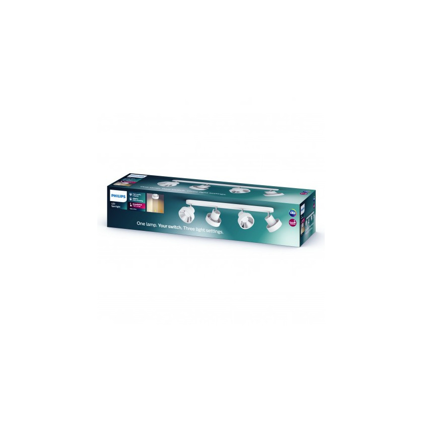 Produkt von LED-Deckenleuchte mit Vier Spots PHILIPS Bukko 4x4.3W