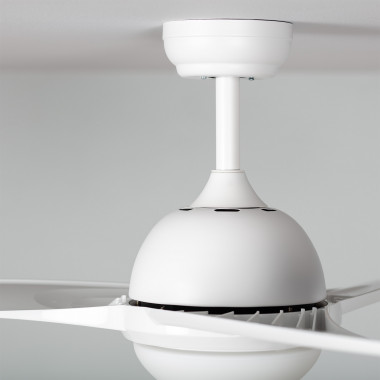 Ventilatore da Soffitto Bianco Luce LED a Pale Lampada Lampadario E  Telecomando • BricoLiveRoma