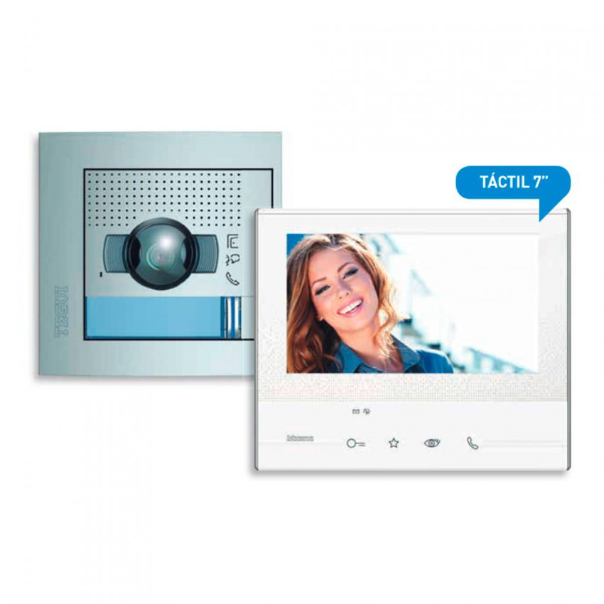 Product of 1 House 2-Wire CLASSE 300 V13E Video Door Entry Kit with SFERA NEW Panel and Monitor TEGUI 376161