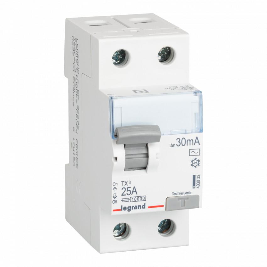 Product of LEGRAND 403032 Class AC 25-40 A TX3 Tertiary 2P-30mA  Differential Switch
