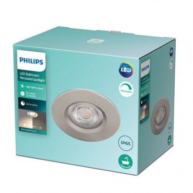 Product van Downlight PHILIPS Dive Dimbaar LED 5W Zaag maat Ø 70 mm