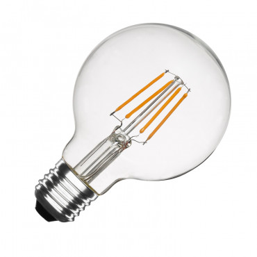 Product 6W E27 G80 Balloon Dimmable LED Filament Bulb 