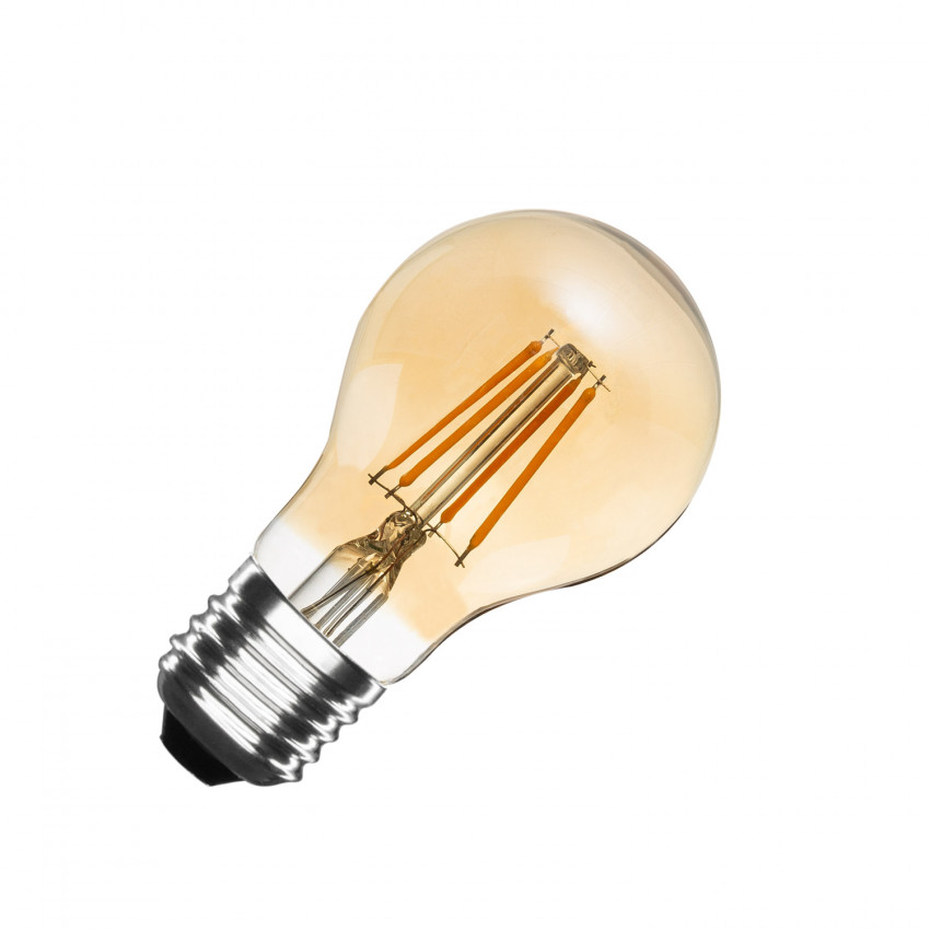 Product of 6W E27 A60 550 lm Dimmable Gold Filament LED Bulb