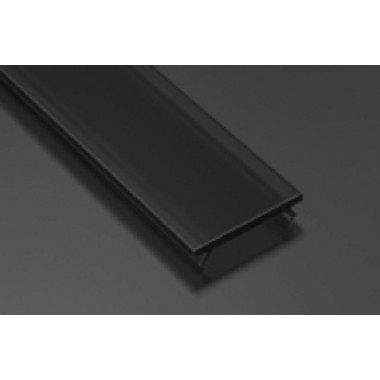 Produkt von Aluminiumprofil Halbrund 2 m Schwarz für Doppel-LED-Streifen bis 12mm