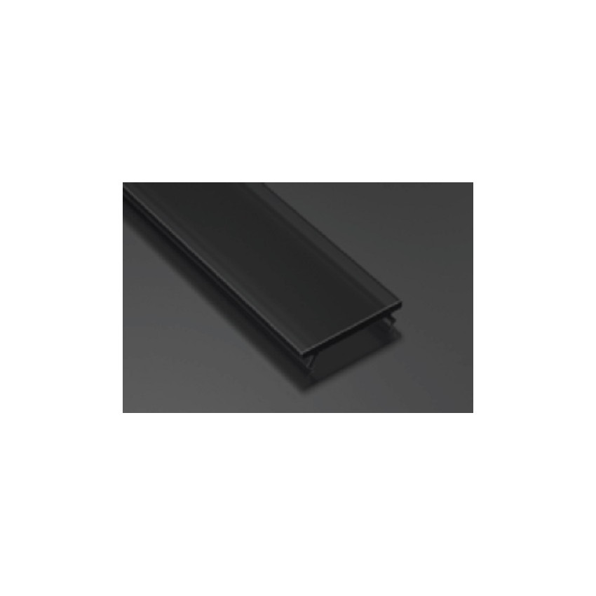 Produkt von Aluminiumprofil Halbrund 2 m Schwarz für Doppel-LED-Streifen bis 12mm