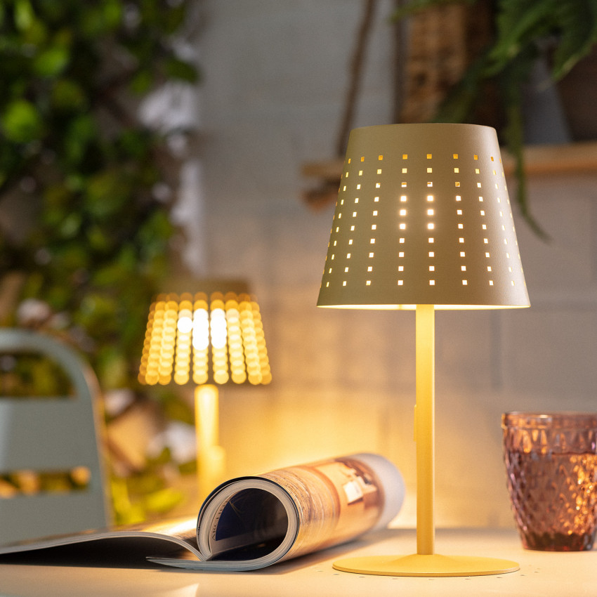 Produkt od Přenosná Venkovní Stolní LED Lampa 3W Hliníková s Dobíjecí Baterií USB Banate