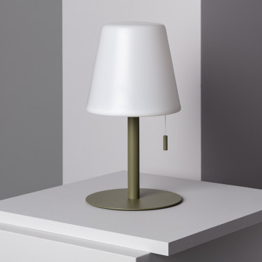 Lampada da Tavolo LED 2,6W Portatile per Esterno in Alluminio con Batteria Ricaricabile Epinay