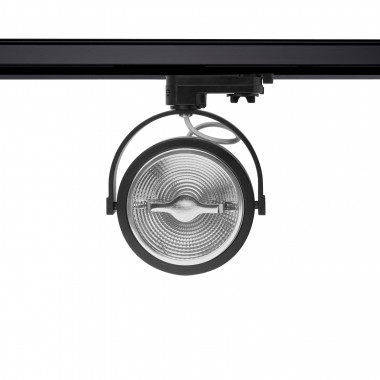 15W CREE AR111 Dimmable LED Spotlight for Three Phase Track in Black