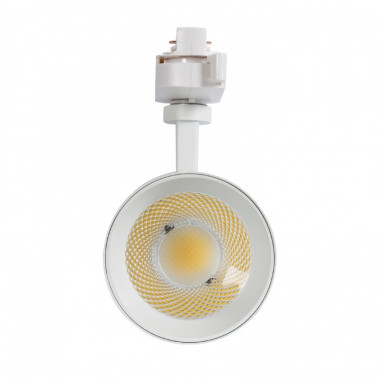 Product van Spotlight New Mallet Wit LED 30W Dimbaar No Flicker voor Eenfasige Rail (UGR 15)