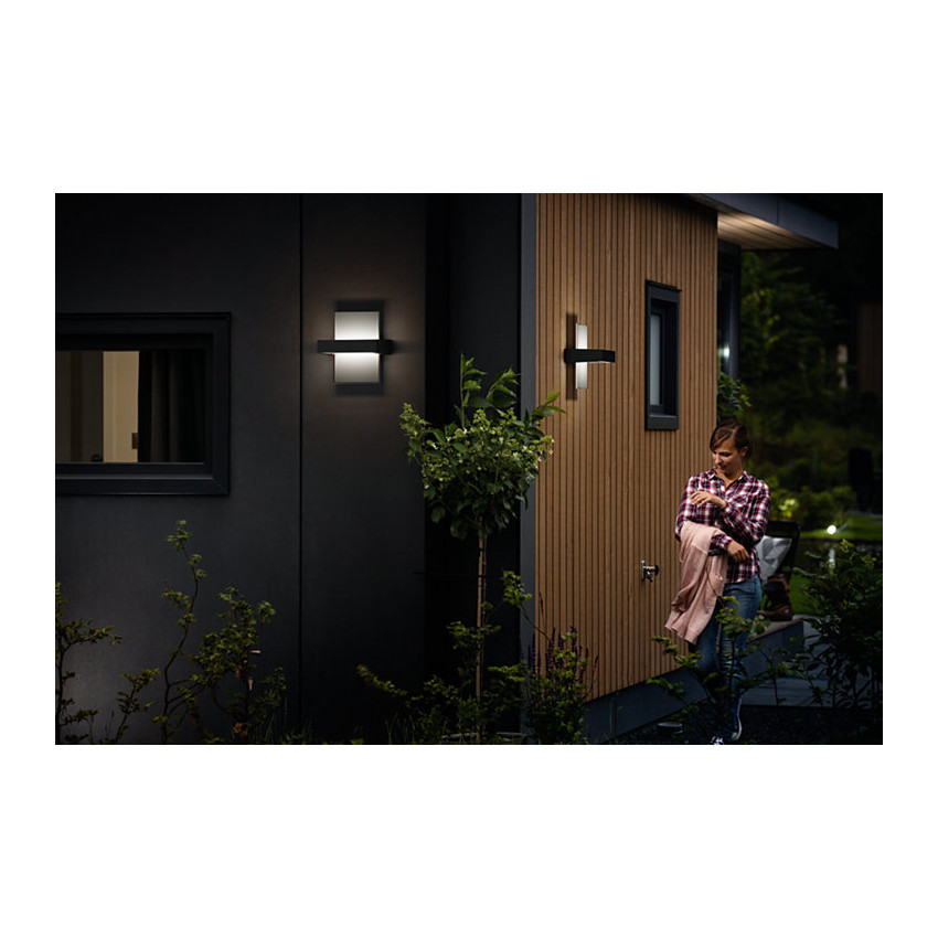 Product van Wandlamp Outdoor LED Dubbelzijdige Verlichting  Dimbaar 2x4.5W PHILIPS Afterglow