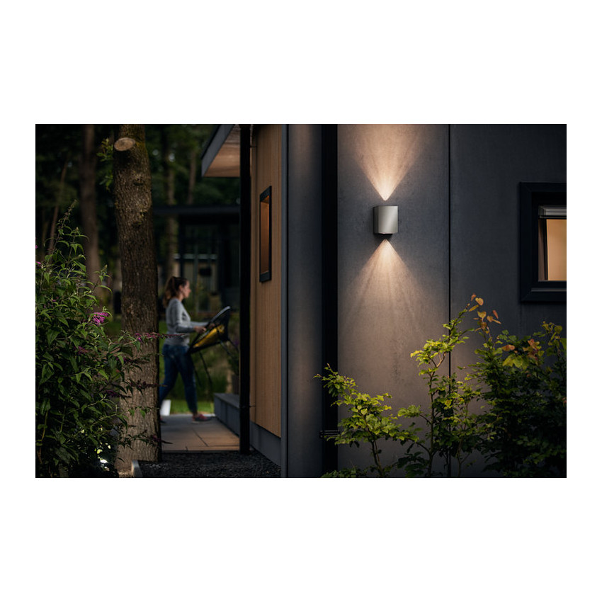 Product van Wandlamp Outdoor LED Dubbelzijdige Verlichting  Dimbaar 2x4.5W PHILIPS Cistus