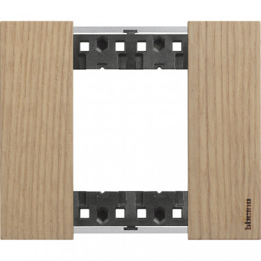 BTicino Living Now 2 KA4802L_ Wooden Module Plate Cover
