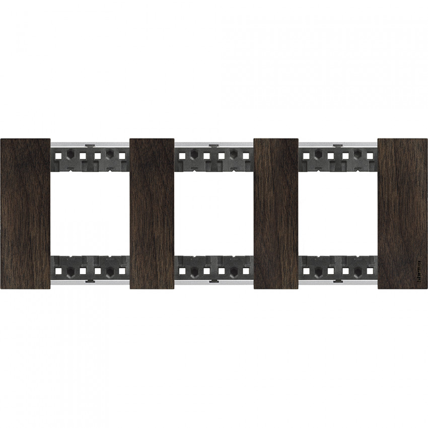 Product of BTicino Living Now 2 x 3 KA4802M3L_ Wooden Module Plate Cover