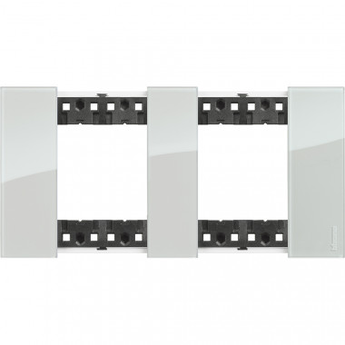 Kristall BTicino Living Now 2 x 2 KA4802M2D_ Module Plate Cover