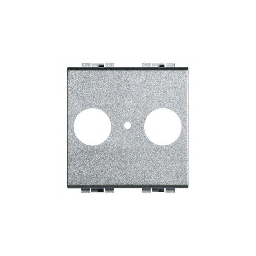 Product of BTicino Living Light TV/R-SAT 2 Modules Universal Front Cover NT4212
