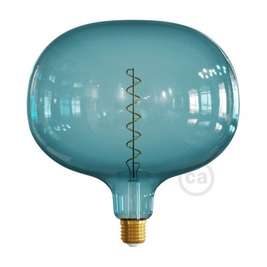 4W E27 100 lm Cobble Ocean Blue Creative-Cables Model Dimmable Filament LED Bulb ES18C220BO