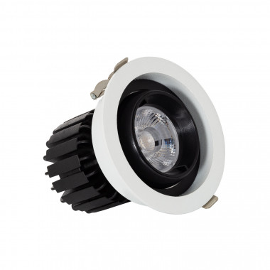 Oczko Downlight LED 12W COB Nastawne 360º Okrągły Średnica Wycięcia Ø 100 mm CRI90 Expert Color No Flicker