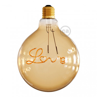 5W E27 G125 250 lm Creative-Cables Love Dimmable Filament LED Bulb CBL700216
