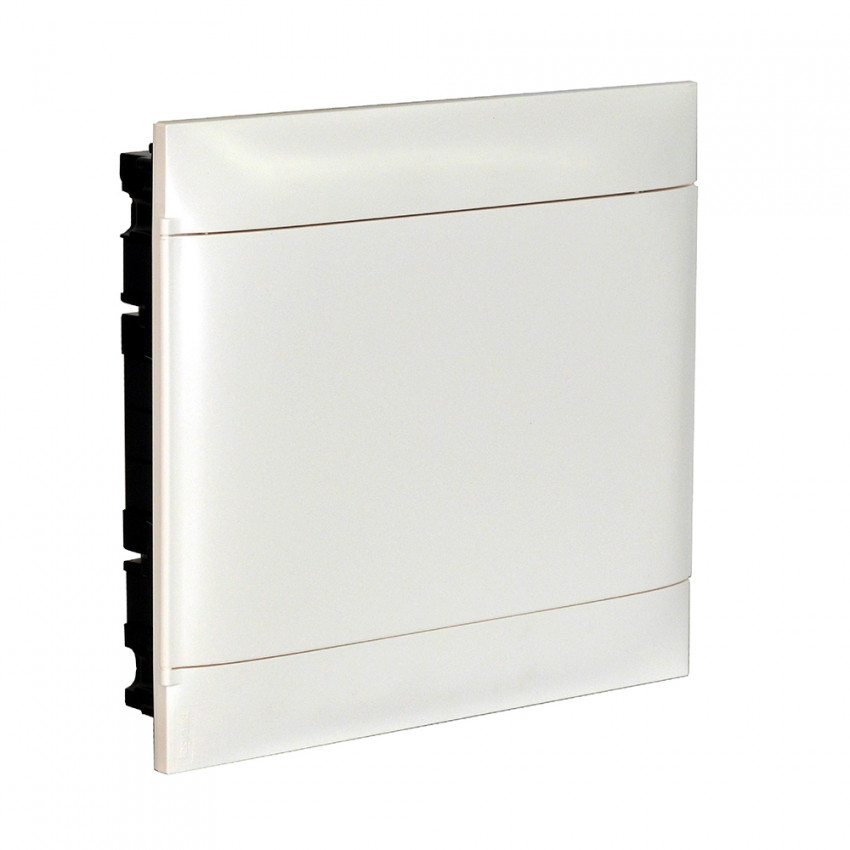 Product van Inbouwdoos Practibox S voor conventionele scheidingswanden Gladde deur 1x18 Modules LEGRAND 137046