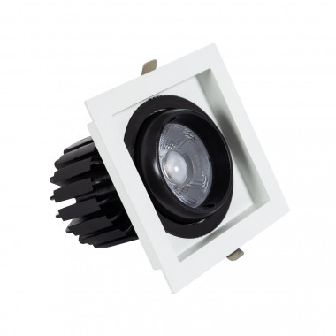 Prodotto da Faretto Downlight LED 18W COB Orientabile 360º Quadrato Foro 125x125mm CRI90 Expert Color No Flicker 