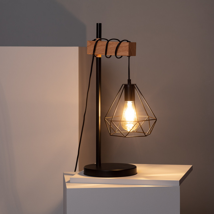 Produkt od Stolní Lampa ze Dřeva a Kovu Sardo