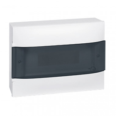 Surface Box Practibox S  Transparent Door 1x18 Modules LEGRAND 137136
