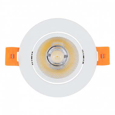Prodotto da Downlight LED 7W Regolabile COB Orientabile Circolare (UGR19) Bianco Foro Ø 70 mm