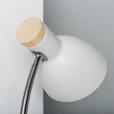 Pince d'éclairage de tube flexible extérieur avec finition en PVC blanc,  support de lampe structurels ente, plaque T12, SUS304, THK1mm