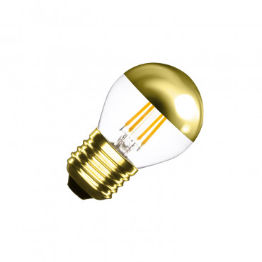 Product LED-Leuchte E27 Dimmbar Filament Gold Reflect Small Classic G45 4W  