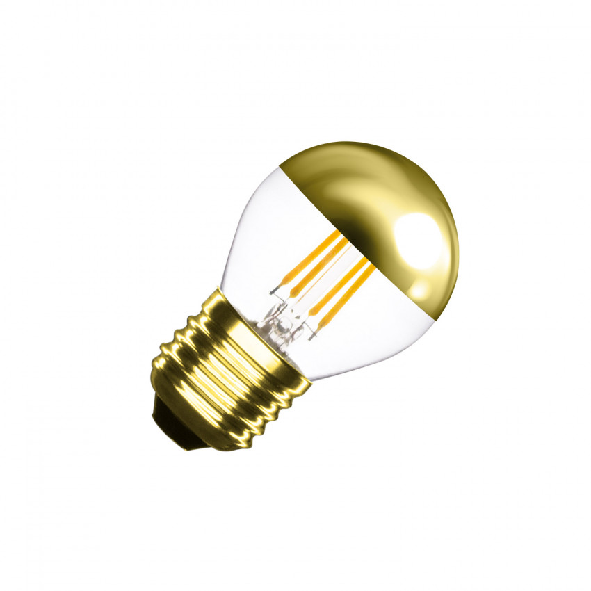 Product van LED Lamp Filament E27 4W 300 lm G45 Dimbaar Gold