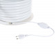 Produit de Bobine Néon LED Flexible 360º Rond Dimmable 220V AC 120LED/m IP67 Blanc Chaud 50 Mètres sur Mesure Coupe Tous les 100cm