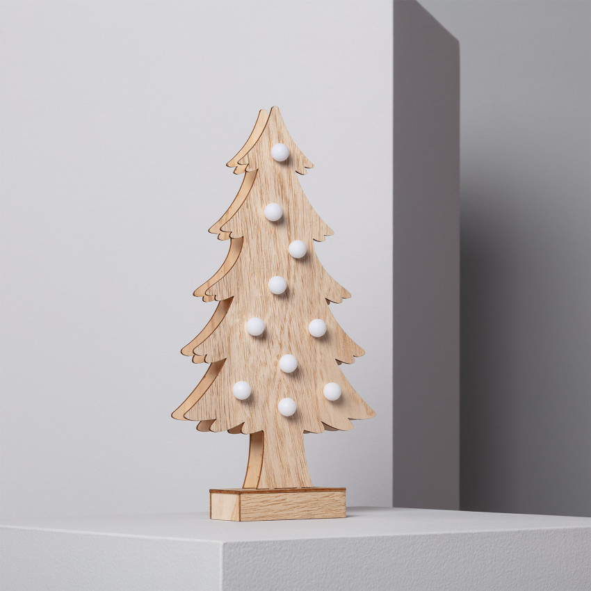 Produit de Sapin de Noël LED Wood à Piles