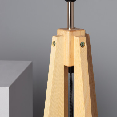 Lampada da Terra Legno Korsade Cammello430 mm