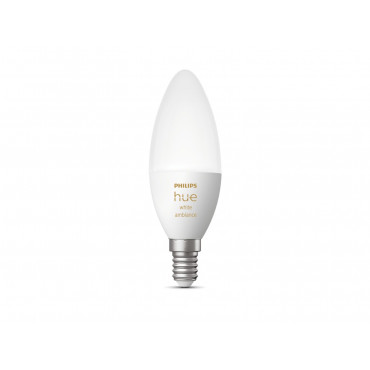Lampadina LED Inteligente LED E14 5.2W 470 lm B39 Hue White Ambiance  PHILIPS - Ledkia