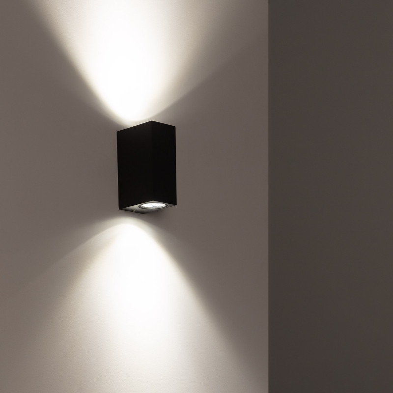 Product of Miseno Black Aluminium Double Sided Lighting Outdoor LED Surface Lamp