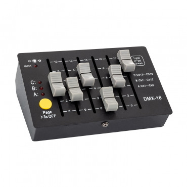 Product DMX512 18 Channel Rechargeable Controller 