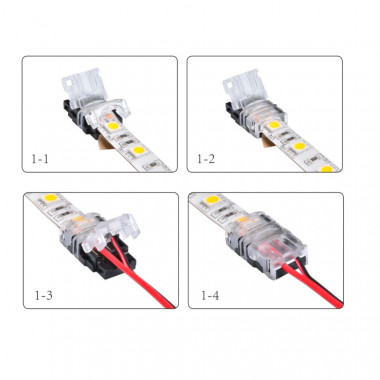 Produkt von Steckverbinder Superschmaler um LED-Streifen von 5mm  Kabel IP20