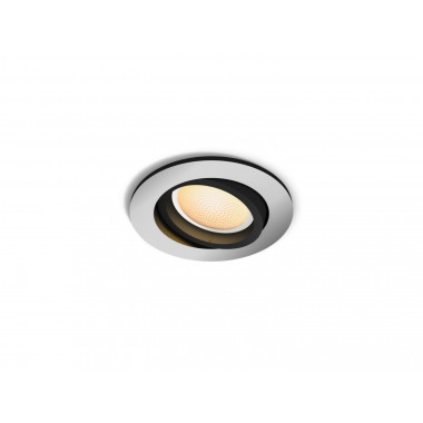 Product van Downlight White Ambiance GU10 PHILIPS Milliskin Zaagmaat Ø70 mm Extencion 