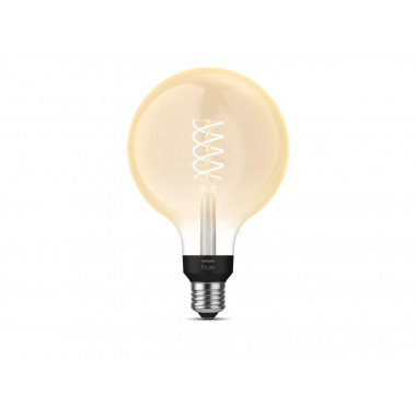 LED Lamp Filament E27 7W 550 lm G125 PHILIPS Hue White