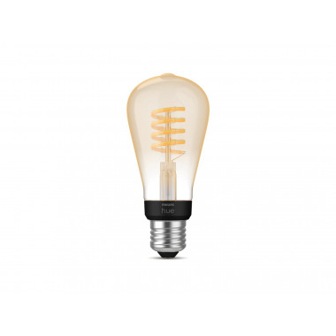 Produit de Ampoule LED Filament E27 7W 550 lm ST64 PHILIPS Hue White Ambiance 