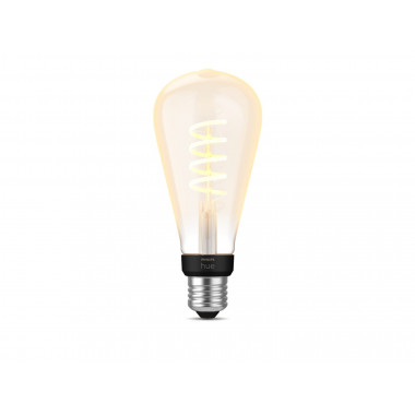 LED-Glühbirne Filament E27 7W 550 lm ST72 PHILIPS Hue White Ambiance