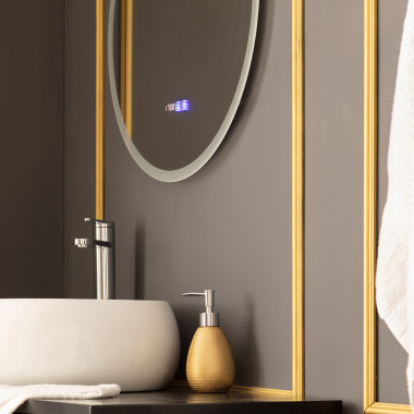 Miroir de salle de bain avec éclairage Anti-buée, FEINIANWEN