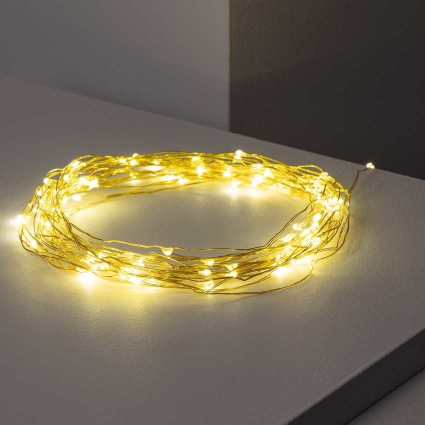 Product of Gold Wire LED Fairy Lights with Battery 5m/10m 