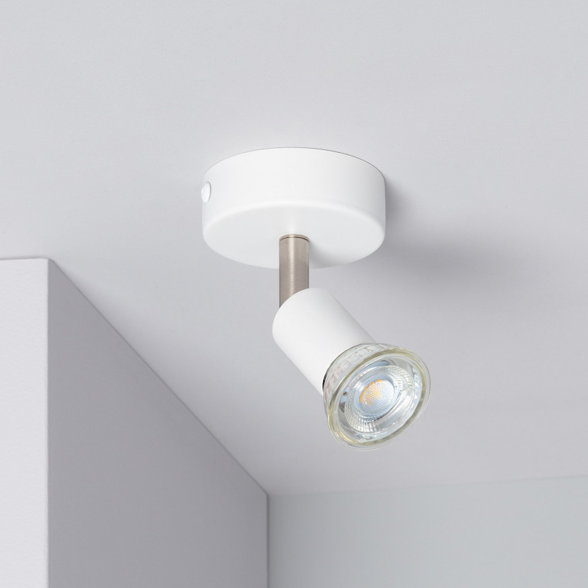 Product of Oasis Adjustable Aluminium 1 Spotlight Ceiling Lamp in White
