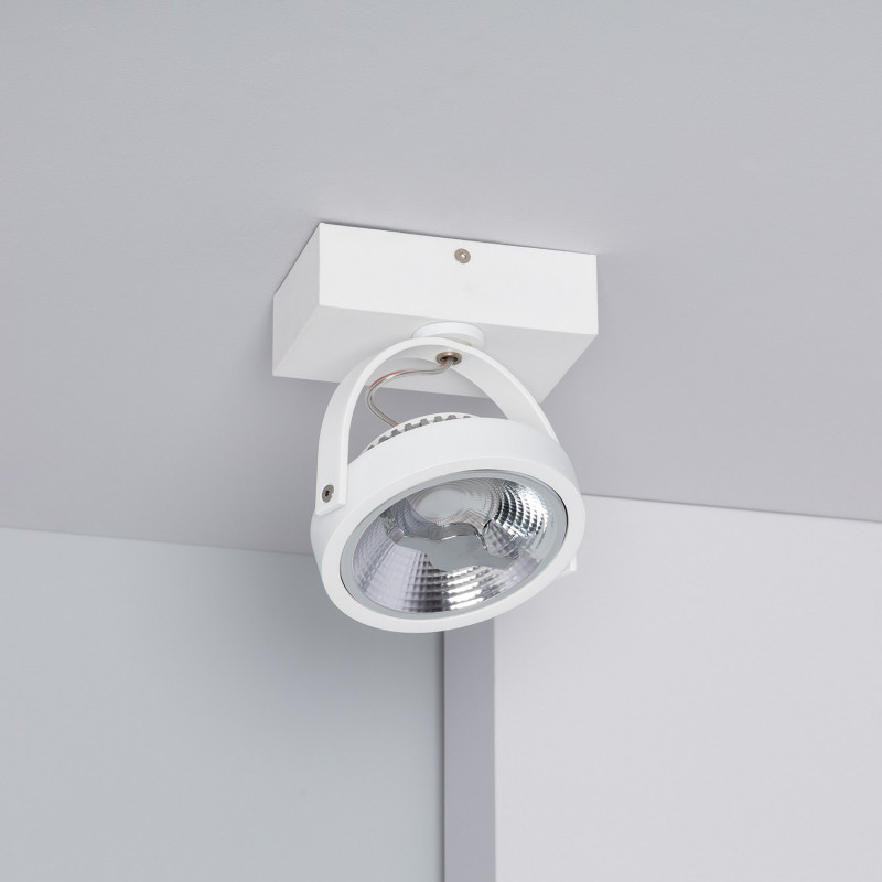 LED-Strahler 15W CREE Oberfläche Schwenkbar AR111 Dimmbar Weiss