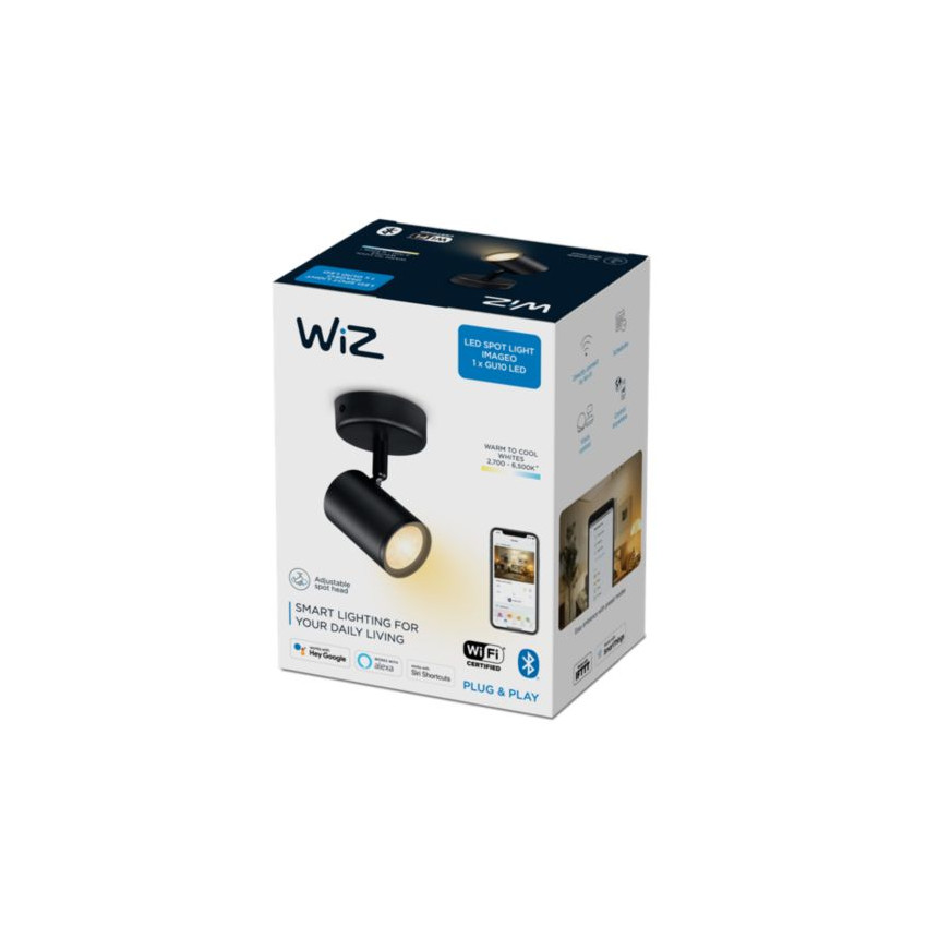 Product van Wandlamp WiZ Imageo CCT LED 4.9W Een Spotlight Dimbaar.
