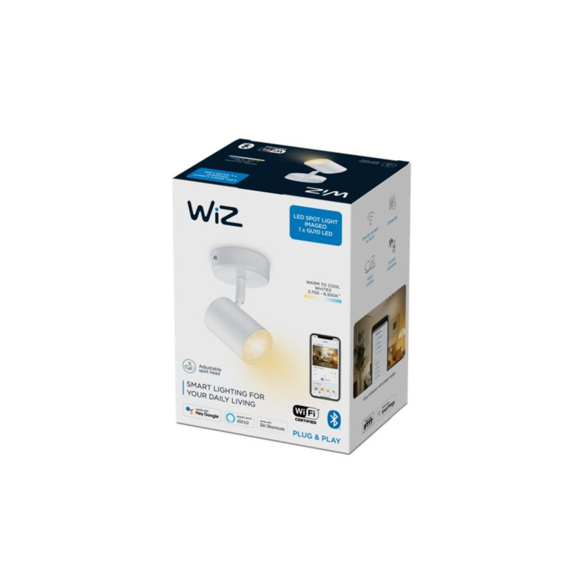 Product of WiZ Imageo Dimmable CCT Selectable 4.9W Single Spotlight LED Wall Lamp