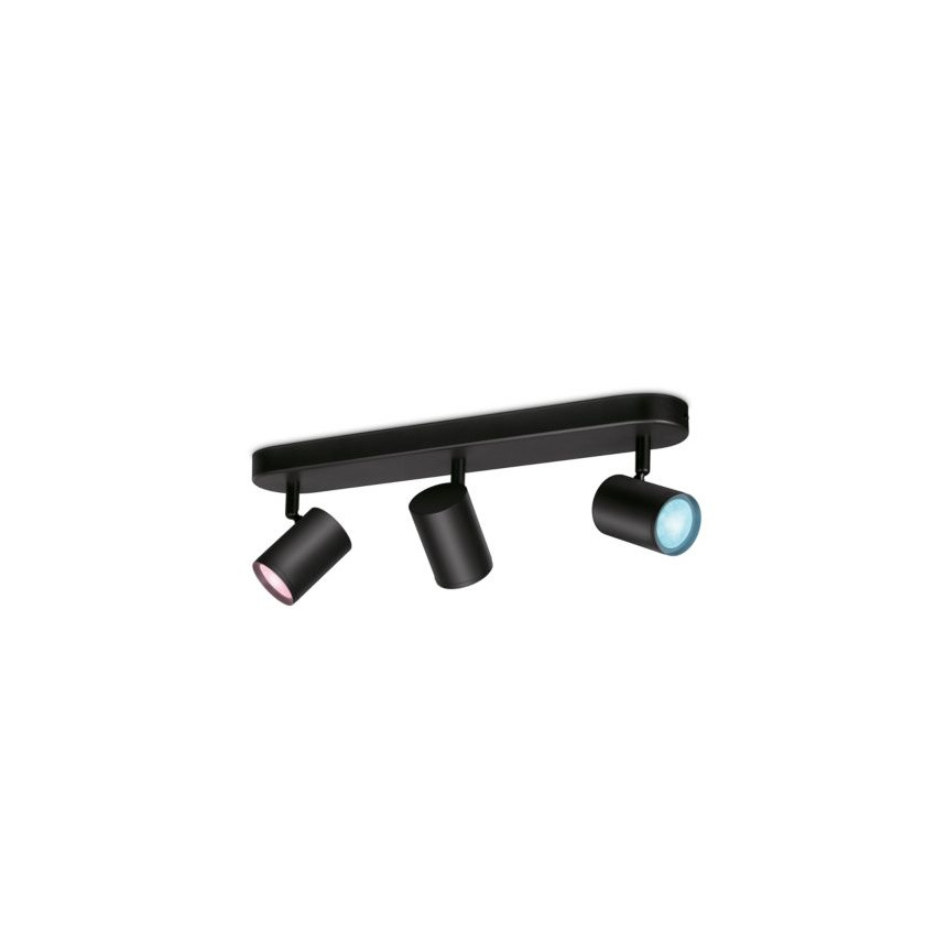 Produkt von LED-Deckenleuchte Dimmbar RGB Smart WiFi - Bluetooth 4.9W Drei Strahler WiZ Imageo
