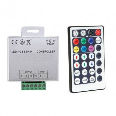 Produkt von Controller LED-Streifen RGB 12/24V, Dimmer über RF-Fernbedienung  28 Tasten