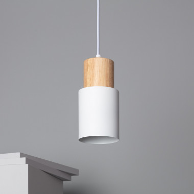 Kidonge Aluminium & Wood Pendant Lamp